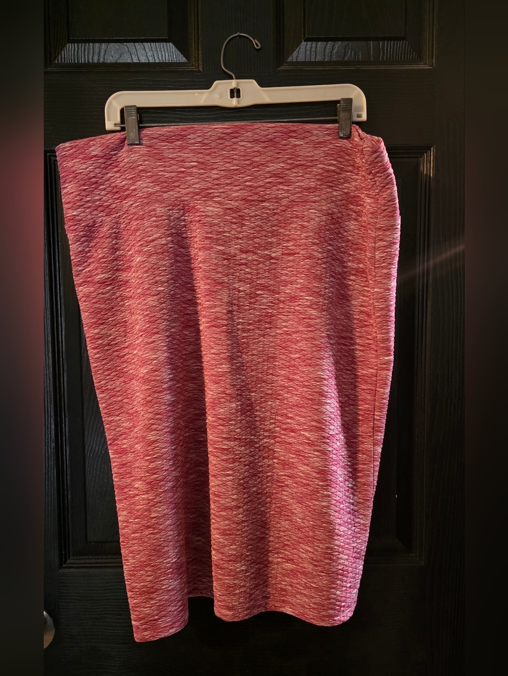 LuLaRoe Pink Textured Pencil Skirt